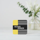 carte de visite personnalisé chic moderne (Debout devant)