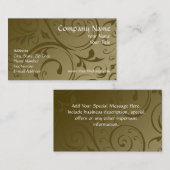 Carte de visite Personnalisé, Conception de torsio (Devant / Derrière)