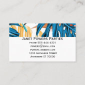 carte de visite personnalisé d'art moderne (Dos)