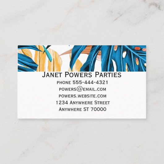 carte de visite personnalisé d'art moderne (Dos)