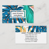 carte de visite personnalisé d'art moderne (Devant / Derrière)