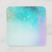 carte de visite personnalisé de conception d'aquar (Dos)