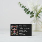 Carte de visite personnalisé de l'oeuvre baroque (Debout devant)