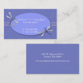 Carte de visite personnalisé des libellules de Per (Devant / Derrière)