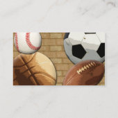 Carte de visite Personnalisé, Design Sport En Lign (Dos)