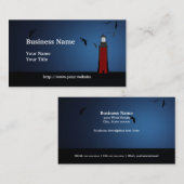 Carte de visite personnalisé du phare nautique (Devant / Derrière)