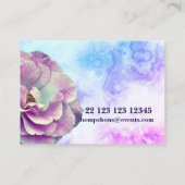 Carte de visite personnalisé élégant (Dos)