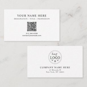 Carte de visite personnalisé élégant conçu pour Pr