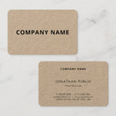 Carte De Visite Personnalisé Élégant Modèle d'entreprise moderne (Devant / Derrière)