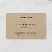Carte De Visite Personnalisé Élégant Modèle d'entreprise moderne (Dos)