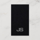 Carte De Visite Personnalisé Elégant Modèle Monogramme moderne (Devant)