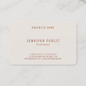 Carte De Visite Personnalisé Élégant Professionnel Modèle moderne (Dos)