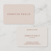 Carte De Visite Personnalisé Élégant Professionnel Modèle moderne (Devant / Derrière)