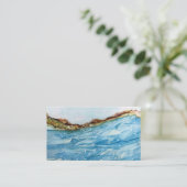 carte de visite personnalisé et dessiné à la main (Debout devant)