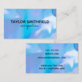 Carte de visite personnalisé Faux Holographique (Devant / Derrière)