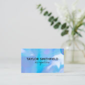 Carte de visite personnalisé Faux Holographique (Debout devant)