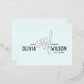 Carte de visite personnalisé | Gros initiales en g (Recto/Verso)