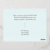 Carte de visite personnalisé | Gros initiales en g (Verso)