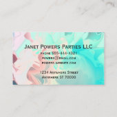 carte de visite personnalisé moderne pour personna (Dos)