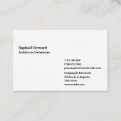 Carte De Visite Personnalisé Moderne Professionnel Élégant Chic (Devant)