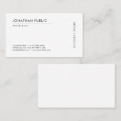 Carte De Visite Personnalisé Moderne Simple Modèle Professionnel É (Devant / Derrière)