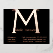 Carte de visite personnalisé | Nom gras (Recto)