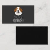 Carte De Visite Personnalisé Pet Photo Nom du chien Personnalisé (Devant / Derrière)