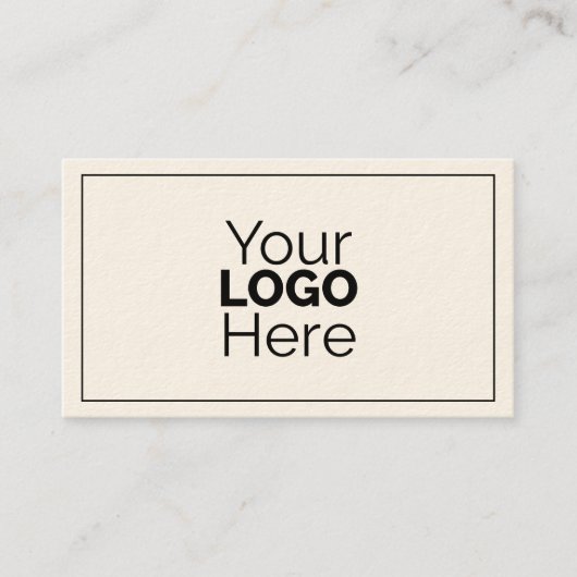 Carte de visite personnalisé Premium Eggshell (Devant)