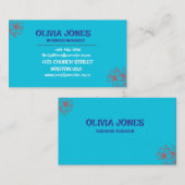 Carte de visite personnalisé | Professionnel et él (Devant / Derrière)