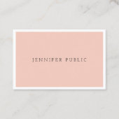 Carte De Visite Personnalisé Professionnel Moderne Simple Modèle é (Devant)