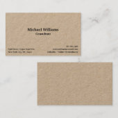 Carte De Visite Personnalisé Simple Professionnel Moderne Minimali (Devant / Derrière)