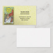 carte de visite personnalisé Tarot Sun (Devant / Derrière)