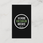 Carte De Visite personnalisé, unique, élégant et minimaliste (Devant)