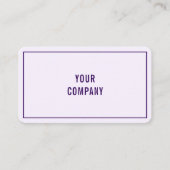 Carte de visite personnalisé Vos couleurs et votre (Devant)