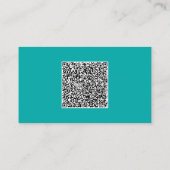 Carte de visite personnalisée avec code QR (Dos)
