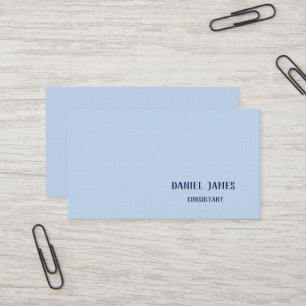 Carte de visite personnalisée en lin