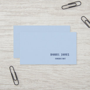 Carte de visite personnalisée en lin