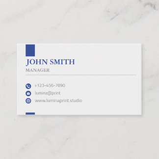 Carte de visite personnalisée pour cadre supérieur