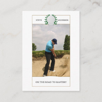 Carte de visite personnalisée pour club de golf cl