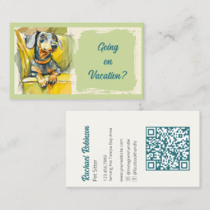 Carte de visite personnalisée pour gardien de comp