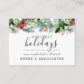 Carte de visite personnalisée pour les fêtes (Devant)