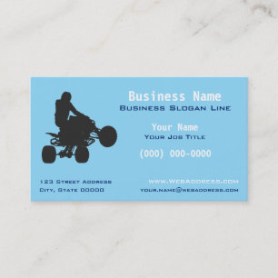 Carte de visite personnalisée pour VTT Quad tout-t