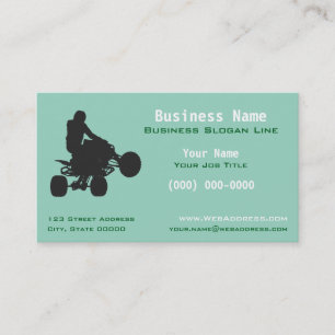 Carte de visite personnalisée pour VTT Quad tout-t