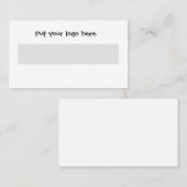 Carte De Visite Personnaliser et plaisir (Devant / Derrière)