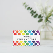 Carte De Visite Personnaliser la garderie Enseignant préscolaire C (Debout devant)