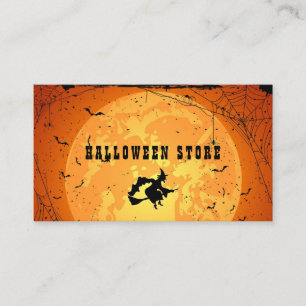 Carte De Visite Personnaliser le correctif Citrouille Halloween St