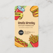 Carte De Visite Personnaliser le logo de l'entreprise | Thème Hotd (Devant)