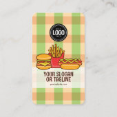 Carte De Visite Personnaliser le logo de l'entreprise | Thème Hotd (Dos)