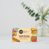 Carte De Visite Personnaliser le logo de l'entreprise | Thème Hotd (Debout devant)