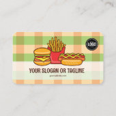 Carte De Visite Personnaliser le logo de l'entreprise | Thème Hotd (Dos)